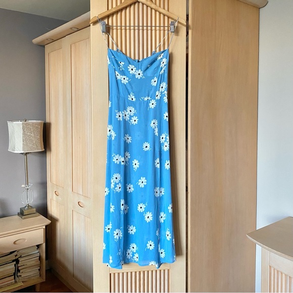 Reformation juliette dress blue - Picture 4 of 11